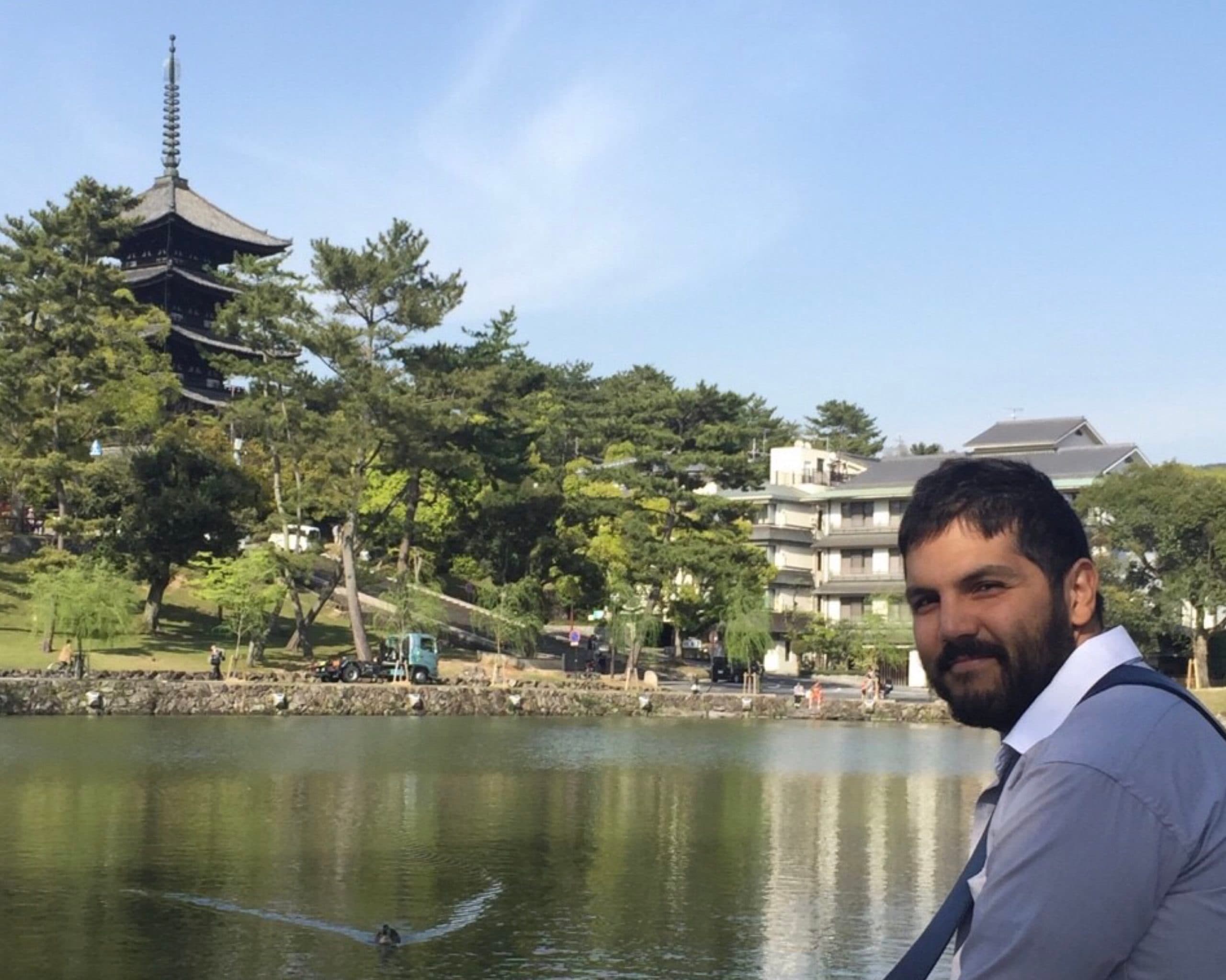 Nara et son étang Sarusawa