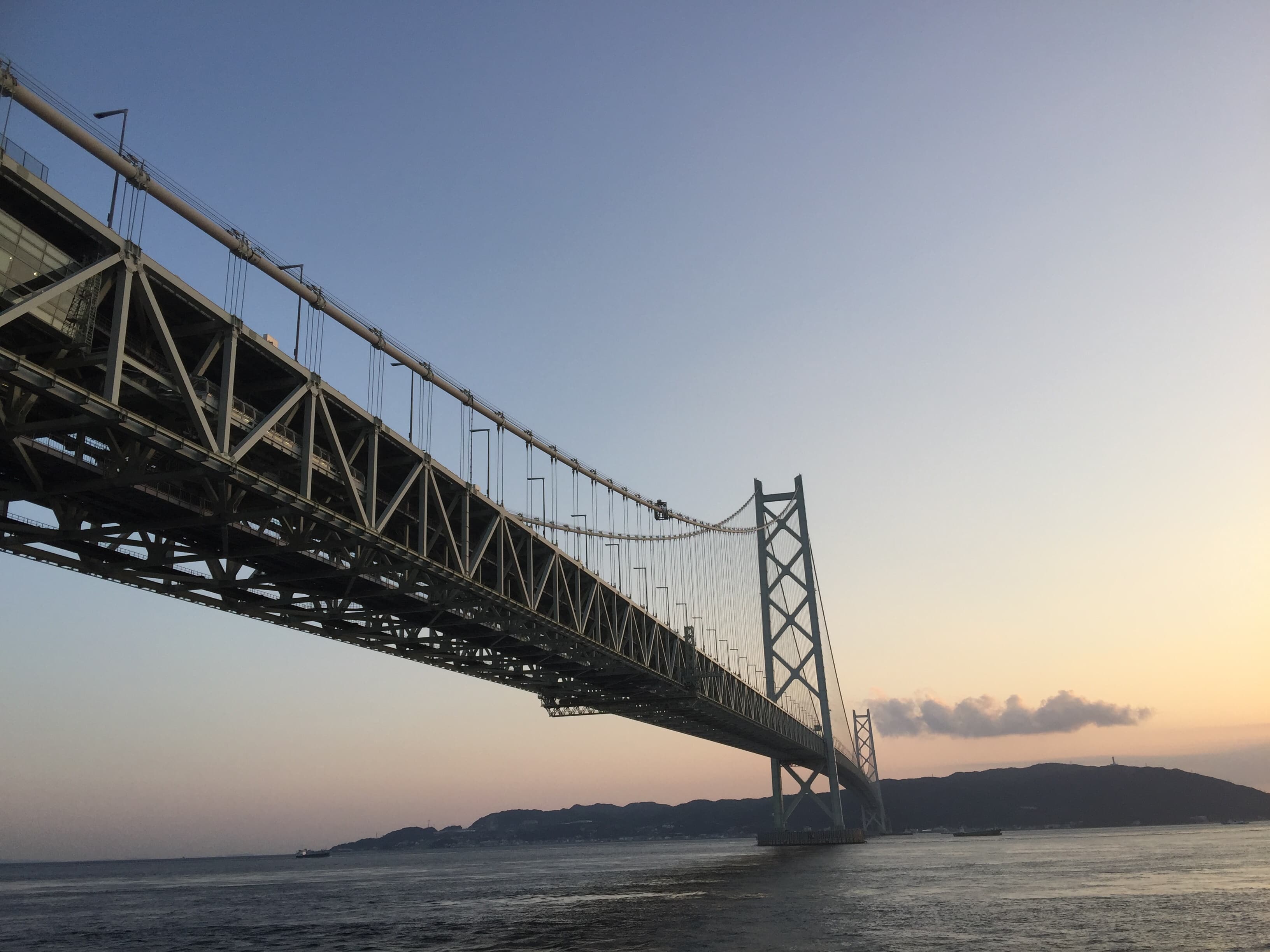 Hyogo - le grand pont du détroit d'Akashi thumbnail